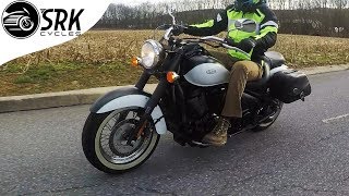 2015 Kawasaki Vulcan 900 Test Drive SRK Cyclescom [upl. by Brezin]