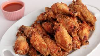 Crispy Homemade Wings Recipe  Laura Vitale  Laura in the Kitchen Episode 277 [upl. by Fayth793]