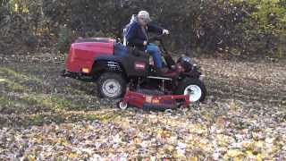 New Groundsmaster 360 with 100quot Deck amp Leaf Mulching Kit [upl. by Obe716]