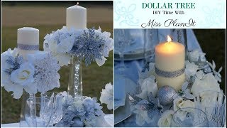 DIY Dollar Tree Wedding Centerpiece for 10  DIY Dollar Tree Decor  DIY Tutorial [upl. by Jara]