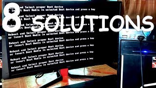 HOW TO FIX REBOOT AND SELECT PROPER BOOT DEVICE OR INSERT BOOT MEDIA IN SELECTED BOOT DEVICE [upl. by Engedus376]