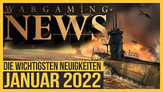 News zum Thema Wargaming HardcoreStrategie und TaktikShooter Januar 22 [upl. by Meibers]