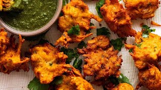 Pakora Indian Vegetable Fritters [upl. by Spevek310]