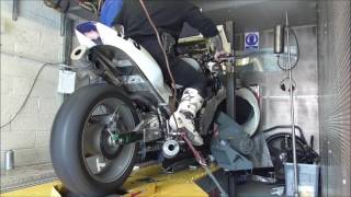 Supercharged VFR750F 144 bhp dyno run [upl. by Charline342]