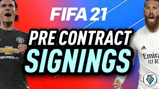 FIFA 21 PRE CONTRACT SIGNINGS [upl. by Call561]