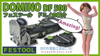 Festool Domino DF 500 Joiner 【DIY】超精密ほぞ穴加工マシーン ドミノ [upl. by Elleivad595]