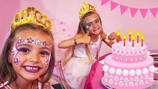 Las Ratitas son princesas en el cumpleaños de Claudia [upl. by Ayhay]