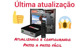 Como atualizar e Configurar corretamente o aparelho Cinebox Supremo S  rodando liso sks e iks [upl. by Ellenhoj88]