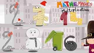 Mathemagics Multiplication – Learning Multiplication Tables of Number 2 with FUNNY Stories [upl. by Lambertson546]