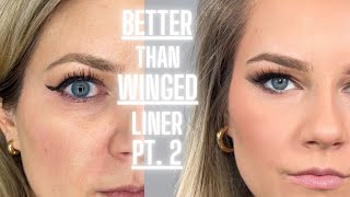 Why this HOODED Eye makeup technique is Better than Winged Eyeliner Pt2 [upl. by Aisya444]