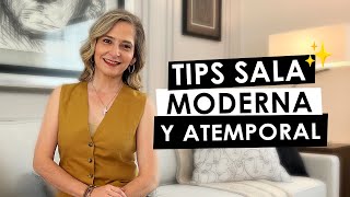 🔥TIPS SALA MODERNA Y ATEMPORAL✨🔥 [upl. by Ydur161]