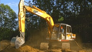 An Excavator And Bulldozer Get To Work Preparing A Construction Site from House Construction Ahead [upl. by Illona]