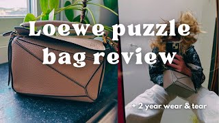 Loewe mini puzzle review amp 2year wear and tear update [upl. by Feeney820]