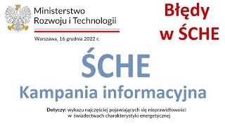 Najczęstsze błędy w świadectwach charakterystyki energetycznej [upl. by Nashner525]