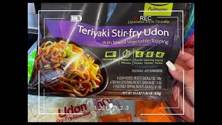 Costco’s Teriyaki Stirfry Udon Noodles [upl. by Krutz564]