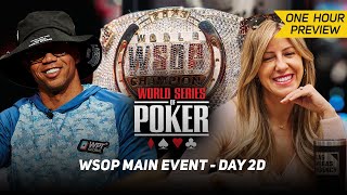 WSOP Main Event Day 2D with Phil Ivey amp Kristen Foxen PREVIEW [upl. by Assyli]