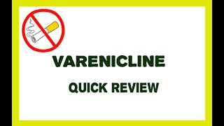 Varenicline REVIEW  Smoking cessation medication [upl. by Zsuedat534]