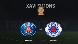 XAVI SIMONS amp MIOVISKI SIGN EA SPORTS FC 24  RANGERS CAREER MODE  PART 46 [upl. by Pulling322]