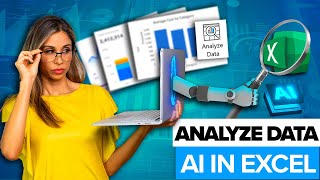 How to use Analyze Data in Excel AI Creates Pivot Tables and Charts [upl. by Anid]