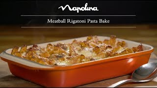 Meatball Rigatoni Pasta Bake [upl. by Lonergan59]