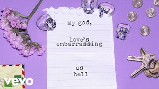 Olivia Rodrigo  love is embarrassing Official Lyric Video [upl. by Kelwunn360]