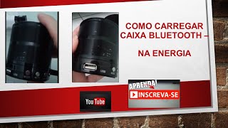 Caixa Bluetooth  Carregar na energia [upl. by Esyahc]