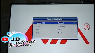 Instalación inicial de un decodificador TDT NIA [upl. by Notnats]