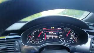 Audi RS6 200 MPH  UK Motorway Speed [upl. by Carmena]