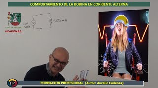 Que hace la bobina en AC Clase 21 curso electronica [upl. by Bonns]