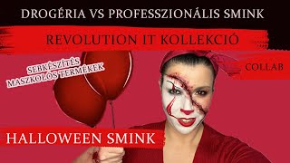 REVOLUTION IT KOLLEKCIÓ  Drogéria VS Profi maszk és sebkészítő anyagok HALLOWEEN SMINK Collab [upl. by Nnylarac]