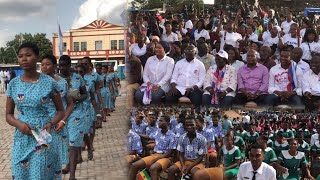 Students Arrive in Style At Dr Bawumias Youth Connect Campaign tour in Kumasis Jubilee Park AR [upl. by Yelraf]