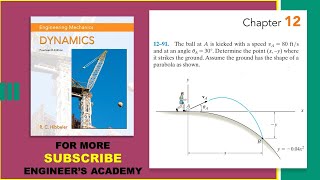 1291  Engineering Dynamics Hibbeler 14th Edition  Engineers Academy [upl. by Anwahsak]