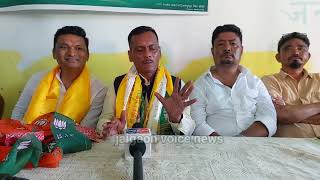 Alipurduar BJP MP Manoj Tigga answering questions of journalist [upl. by Maclean]