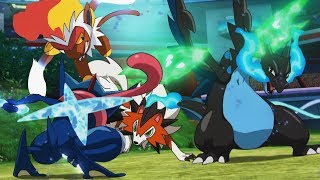 Charizard vs Greninja vs Infernape vs Lycanroc AMV  Pokemon [upl. by Harlie]