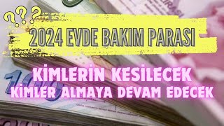 Kimler Evde Bakım Maaşı Alabilecek Kimlerin Kesilecek YENİ HANE GELİR KRİTERİ BELLİ OLDU [upl. by Eldnek]