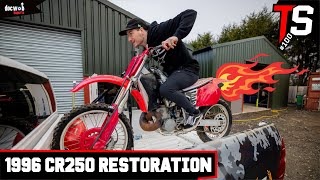 IVE BOUGHT A 1996 CR250  RESTORATION EP 14 [upl. by Ecnerwaled]