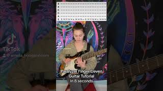 Paralyzer Finer eleven 8 second Guitar tutorial 😊 [upl. by Taryne]