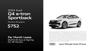 Audi Q4 etron Sportback 10122024 4424435 [upl. by Box]