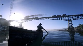 A Relaxing Canoe Tour  Red Dead Redemption 2 [upl. by Fitzgerald838]