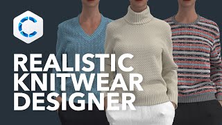 Realistic Knitwear Designer  CLO Feature Deep Dive [upl. by Ramon]