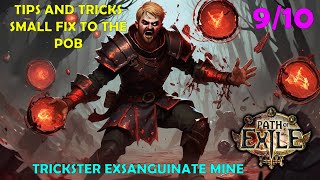 Trickster Exsanguinate Mine Tips and tricks PoE 324 [upl. by Therine203]