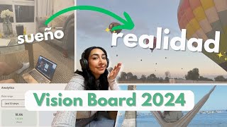 Guía COMPLETA para crear tu VISION BOARD 2024 y lograr tus metas [upl. by Deron]