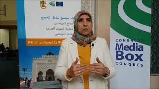 Interview de Aïcha AL MOUJAHID Conseillère à la Commune de Tanger Maroc [upl. by Yasmar]