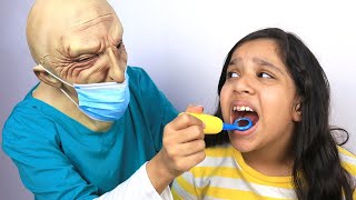 Going To The Dentist Song  Shafa Pretend Play stories for Kids [upl. by Anolahs]