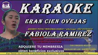 KARAOKE FABIOLA RAMÍREZ LAS CIEN OVEJAS [upl. by Fidela]