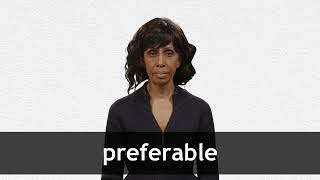 How to pronounce PREFERABLE in American English [upl. by Dusty]