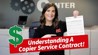 Understanding A Copier Service Contract  The Cost Breakdown [upl. by Tapes]