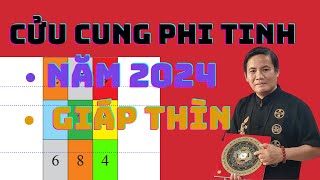 Phi tinh năm 2024  Cửu cung phi tinh năm 2024 Giáp Thìn Vượng Suy ra sao [upl. by Oleusnoc810]