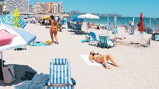 ☀️ Calpe SPAIN  Arenal BEACH 🌊 2022 4K VIEW 🎥 SPAIN BEACH WALK [upl. by Ardnael181]