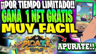 👉NUEVO BOT de TELEGRAM PAGANDO RECLAMA 1 NFT GRATIS💥PIRATES REALM BOT AIRDROP GRATIS [upl. by Ameehsat]